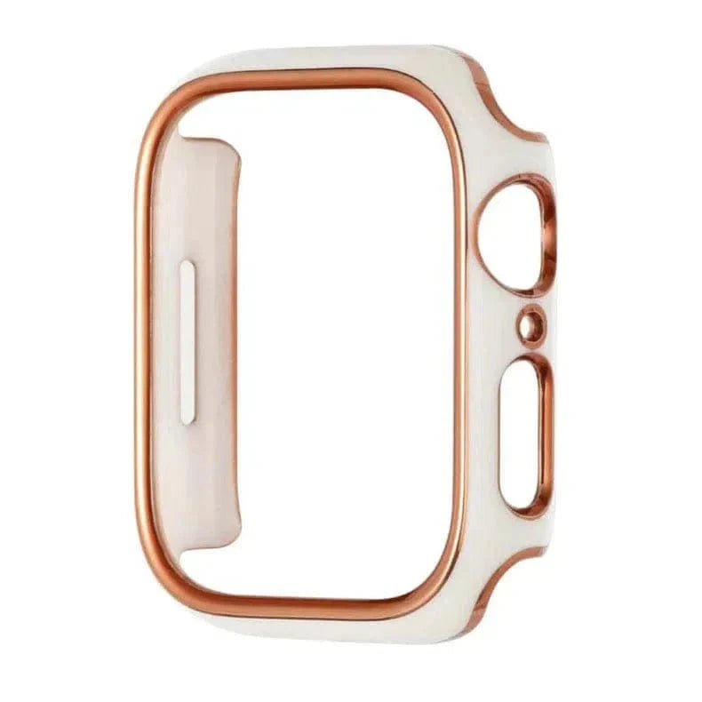 Glossy Chrome 360 Degree Hard Body Bumper for Apple Watch 45mm