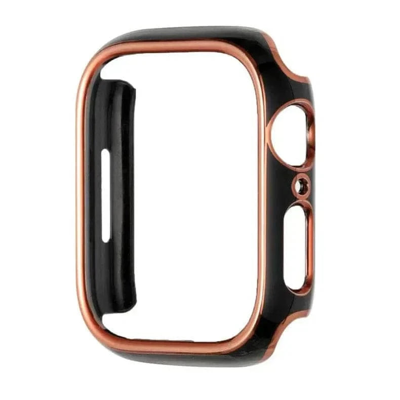 Glossy Chrome 360 Degree Hard Body Bumper for Apple Watch 45mm