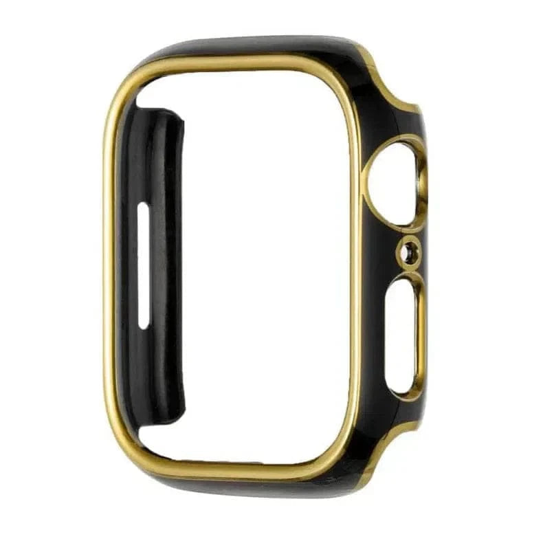 Glossy Chrome 360 Degree Hard Body Bumper for Apple Watch 45mm