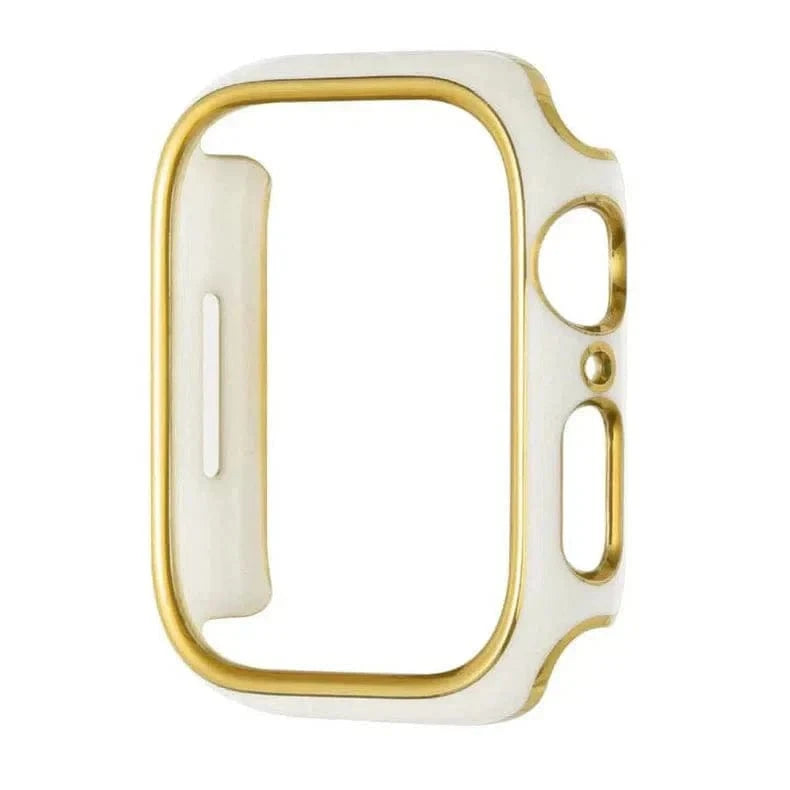 Cases & Covers Glossy Chrome 360 Degree Hard Body Bumper for Apple Watch 45mm