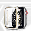 Cases & Covers for Glossy Chrome Hard PC Built-in Glass Watch Case for Apple Watch