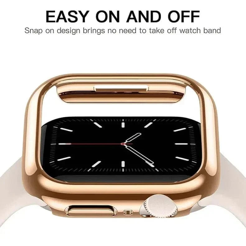 Cases & Covers Glossy Hard 360 Degree Body Bumper for Apple Watch 44mm