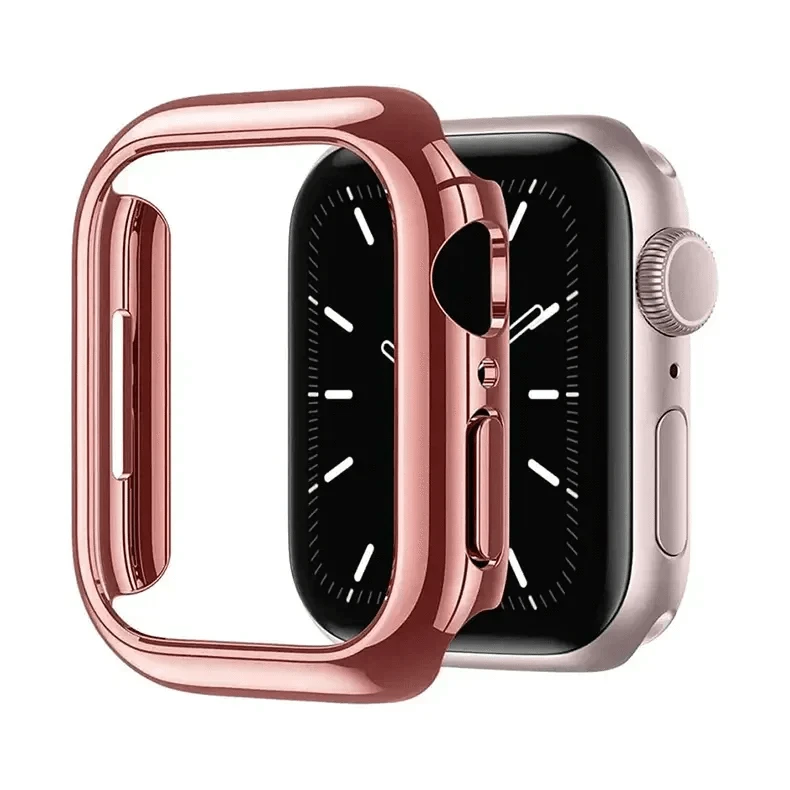 Cases & Covers Glossy Hard 360 Degree Body Bumper for Apple Watch 44mm