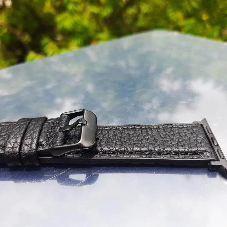 Grainy Leather Texture Silicone Band for Apple Watch 38 | 40 | 41 | 42mm S10