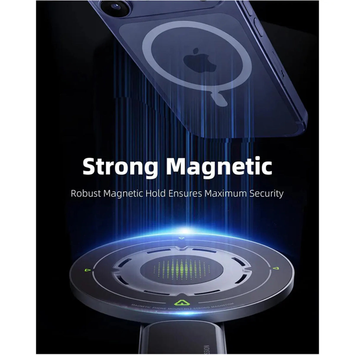 Graper 3-in-1 Multi Angle Adjustable MagSafe Magnetic Ring Grip for Magsafe Function Built in Cases