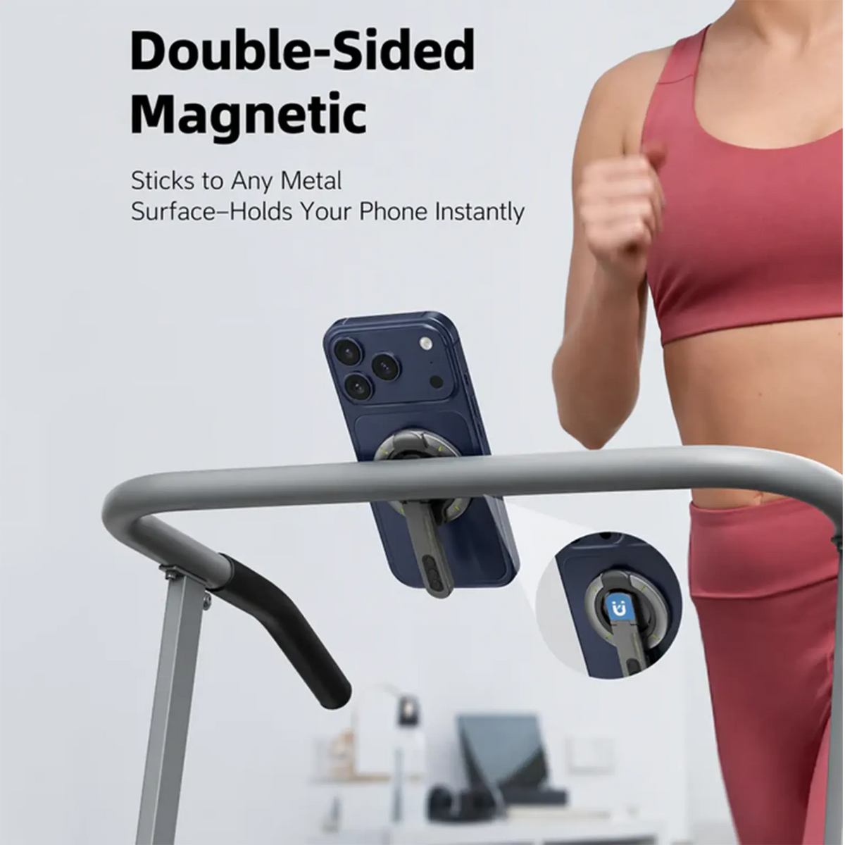 Graper 3-in-1 Multi Angle Adjustable MagSafe Magnetic Ring Grip for Magsafe Function Built in Cases