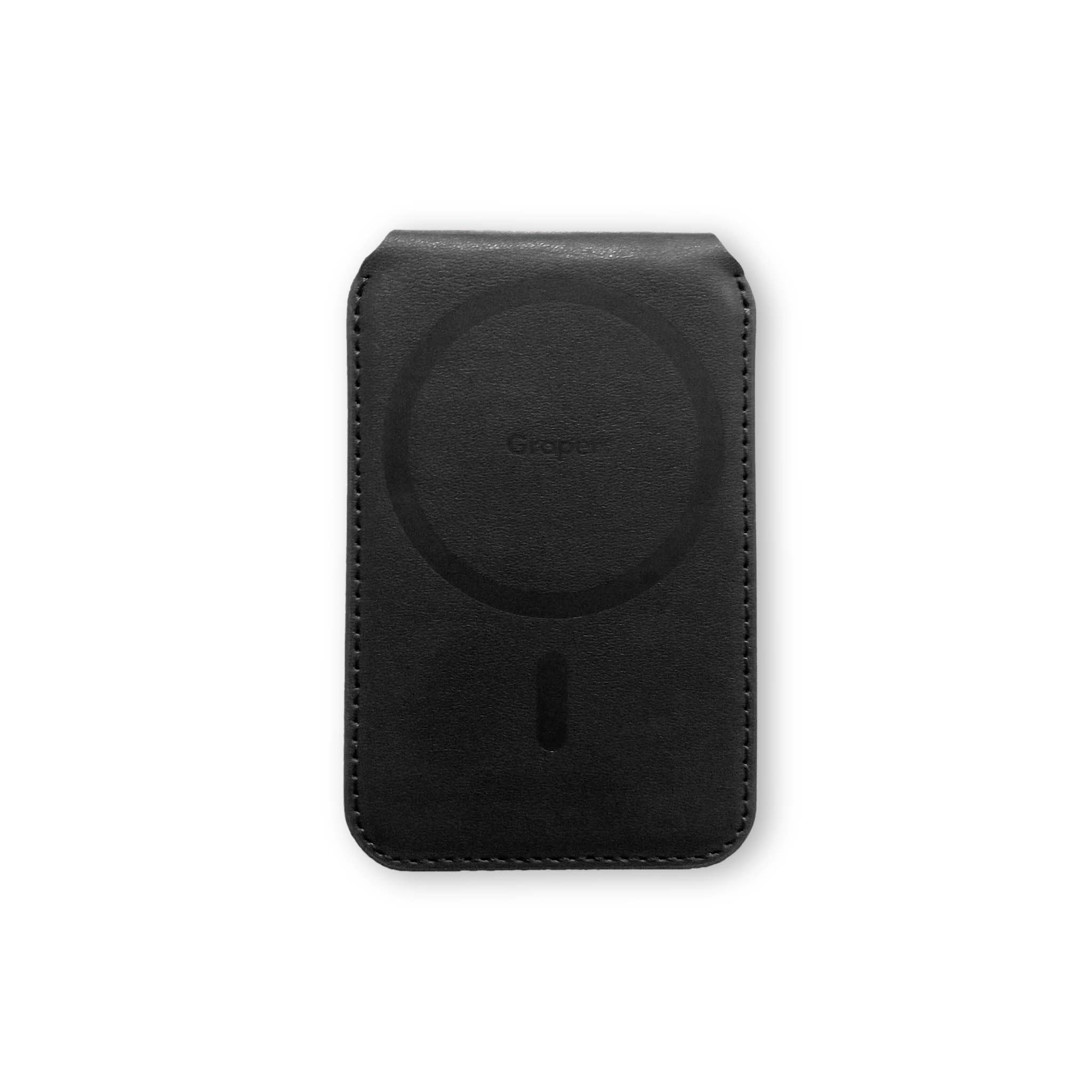 Graper 4 Card Storage Magnetic Card Holder Leather Stand Wallet for iPhone