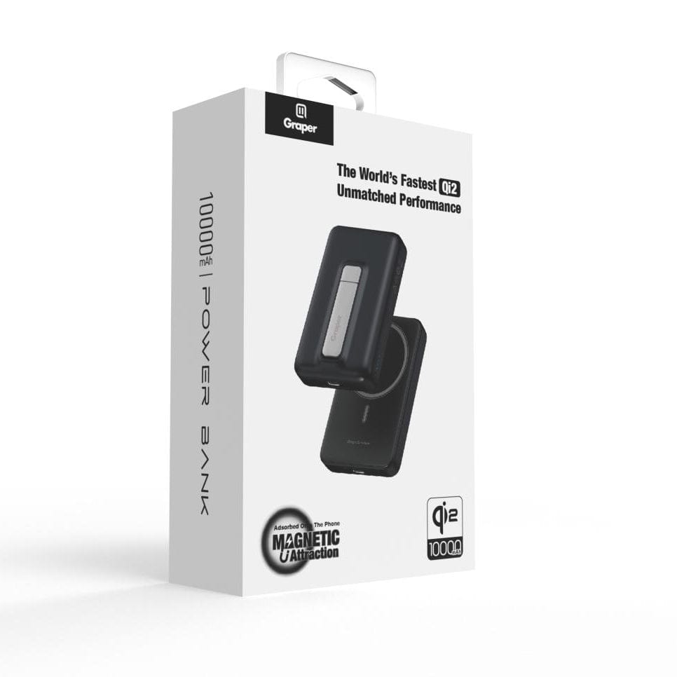 Power Accessories Graper PW136D 10000mAh Magnetic Power Bank