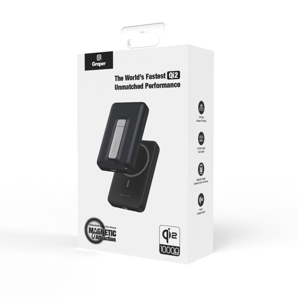 Power Accessories Graper PW136D 10000mAh Magnetic Power Bank