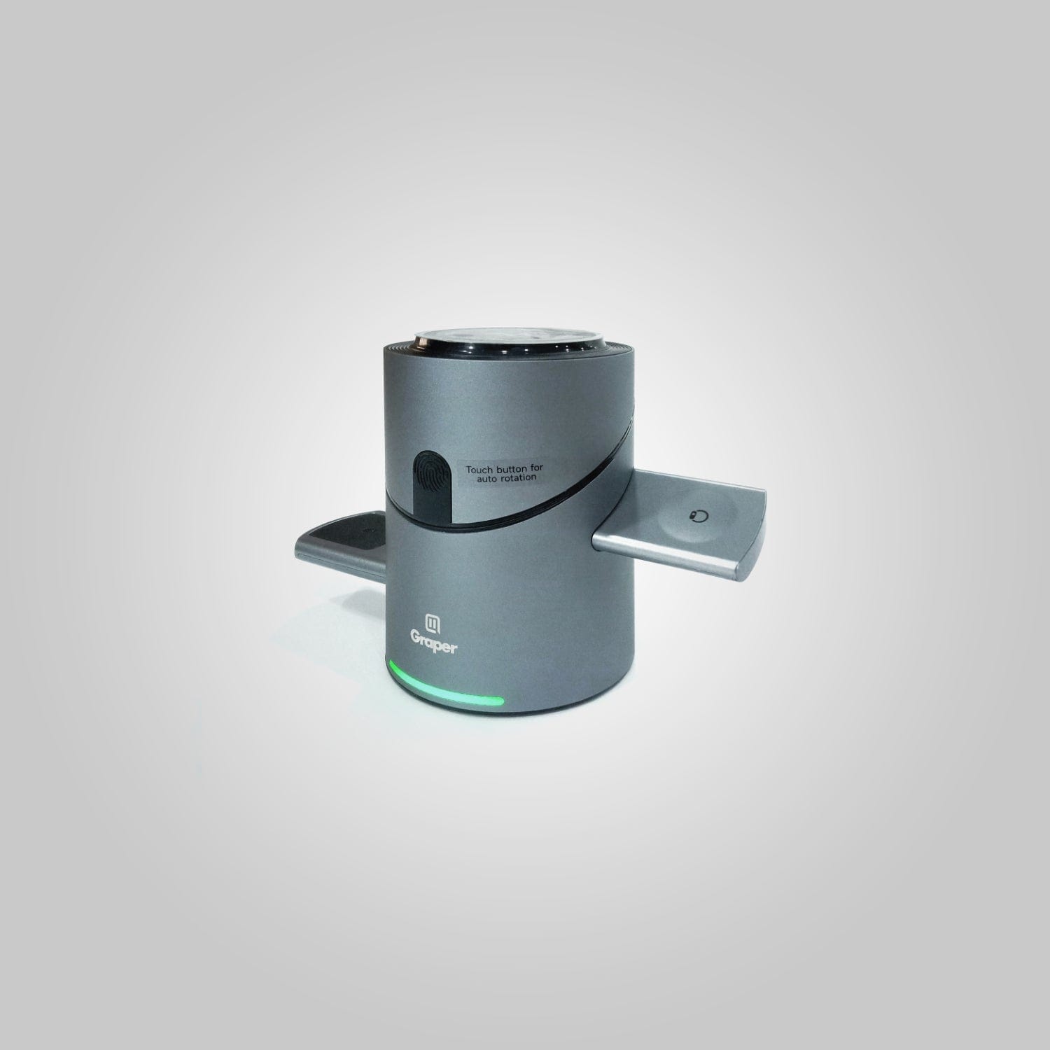 Power Accessories Graper Qi2 3-in-1 Magnetic Touch Wireless Charger with Automatic Rotation | 15W Fast Charging | 180° Touch Rotation | Compatible Apple iPhone, Watch and Earbuds