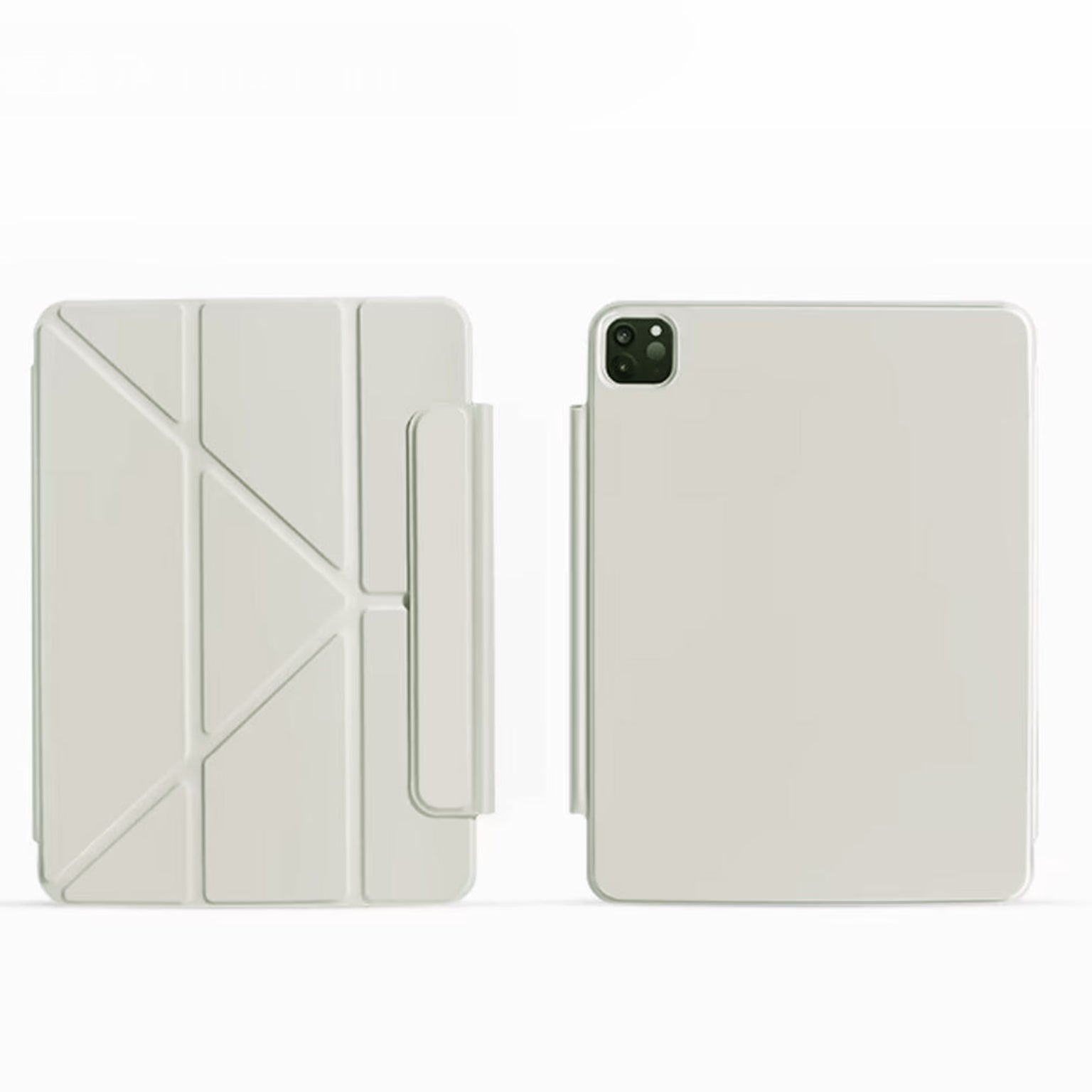 Multifold Leather Texture Magnetic Smart Folio Cover for iPad 10 (10.9-inch) | A16 (11-inch)