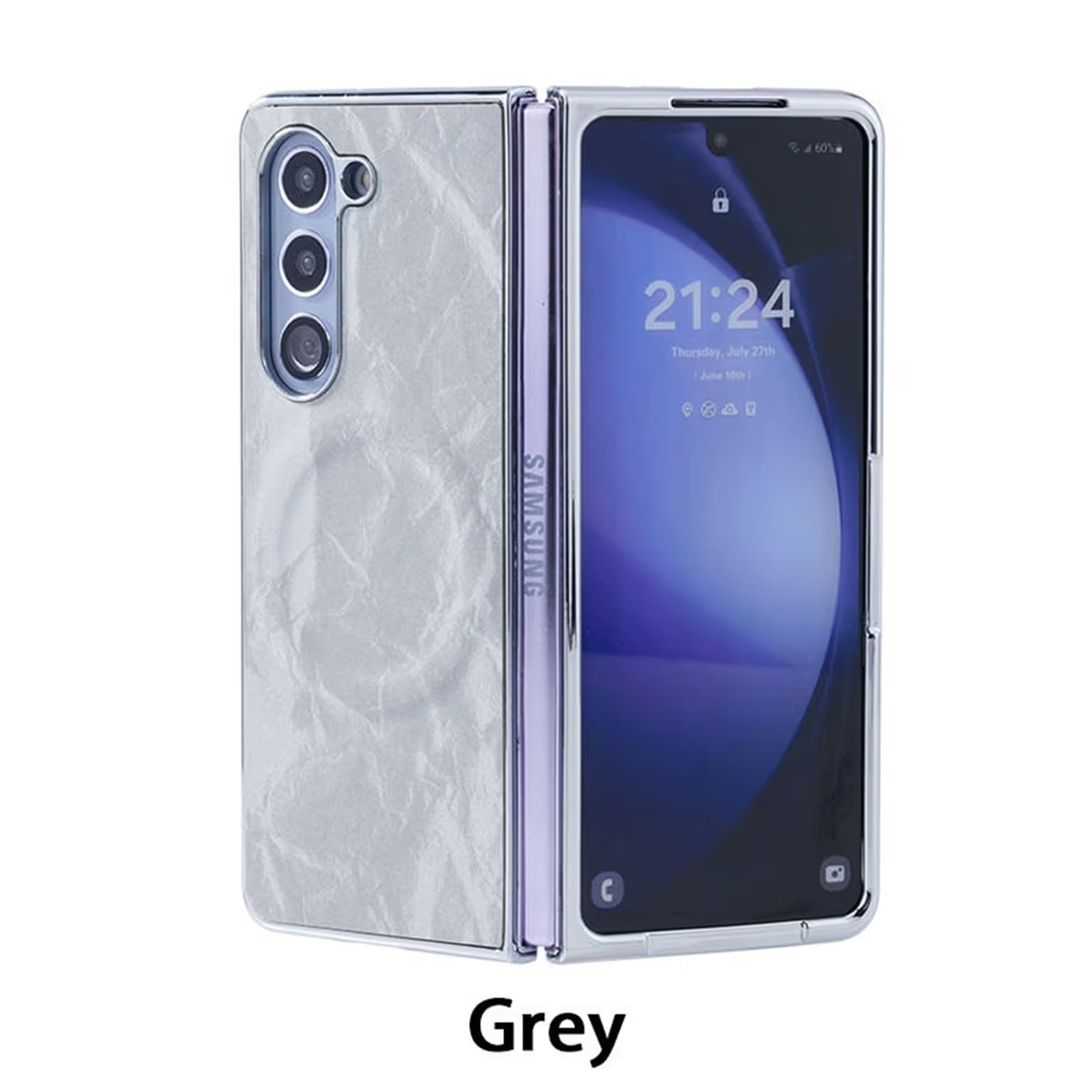 Garrett Texture Wireless Charging Magnetic Phone Case for Samsung Z Fold7