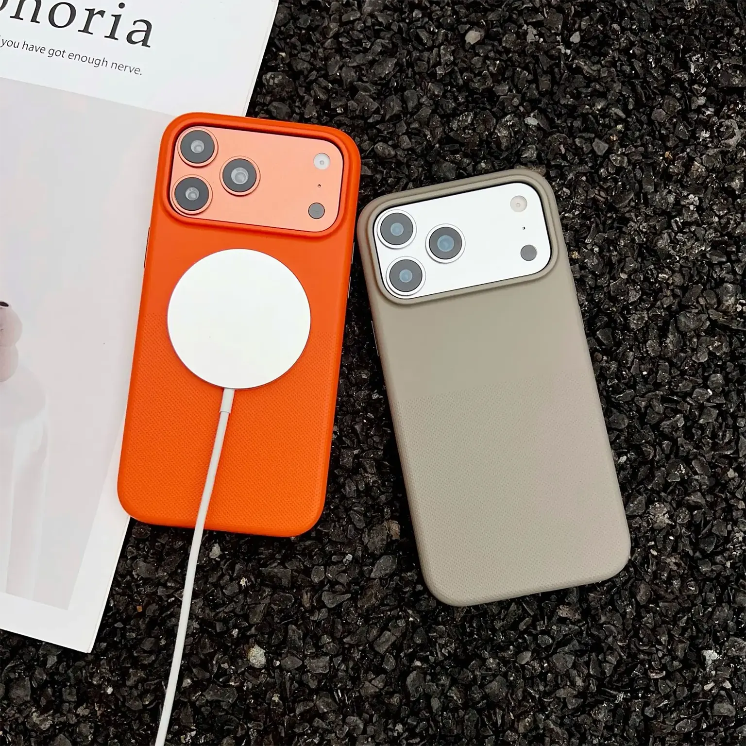 Cases & Covers Half TechWoven Texture Case with MagSafe for iPhone 17 Pro Max