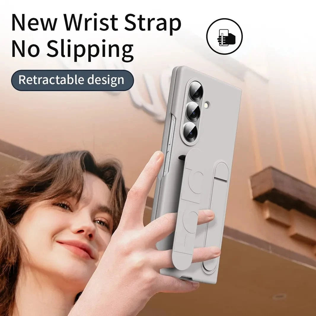Hand Strap Bracket Kickstand Hard Case for Samsung Z Fold6