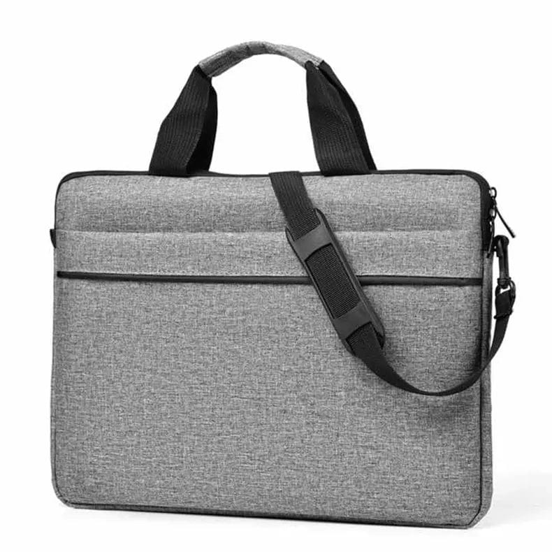 Naylon Adjustable Shoulder Strap Laptop Handbag | Macbook | Notebook Up to 13 inch Laptop / Grey - Ktusu