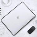 Cases & Covers for MacBook Pro M2 13-inch (2022) / Clear Black Hardshell Full Case with Notch for MacBook