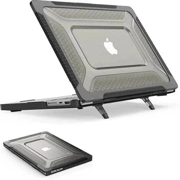Honeycomb Kickstand TPU Bumper Hard Shell Cover for Macbook Pro 16 (2021-2023) (16.2-inch)