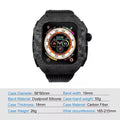 Straps & Bands for Hualimei Stainless Steel Carbon Fiber Watch Case with Strap for iWatch