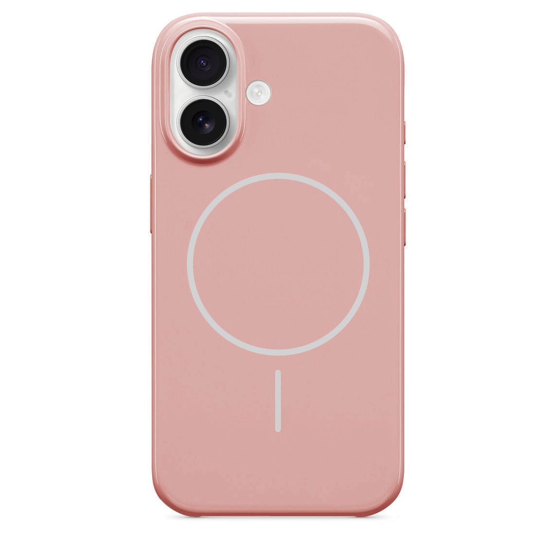 ktusu Generic Cases & Covers iPhone 16 Glossy Case with MagSafe Rose Pink