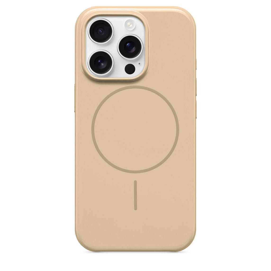 ktusu Generic Cases & Covers iPhone 16 Pro Glossy Case with MagSafe Light Gold
