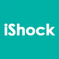 iShock logo on a teal background
