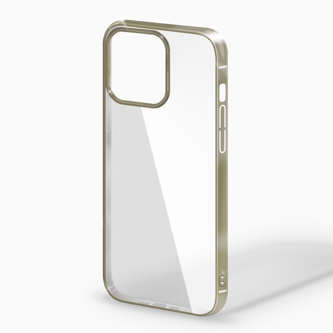 ktusu iShock Cases & Covers iShock Ultra Thin Clear Shiny Frame Case for iPhone 15 Pro Titanium Grey