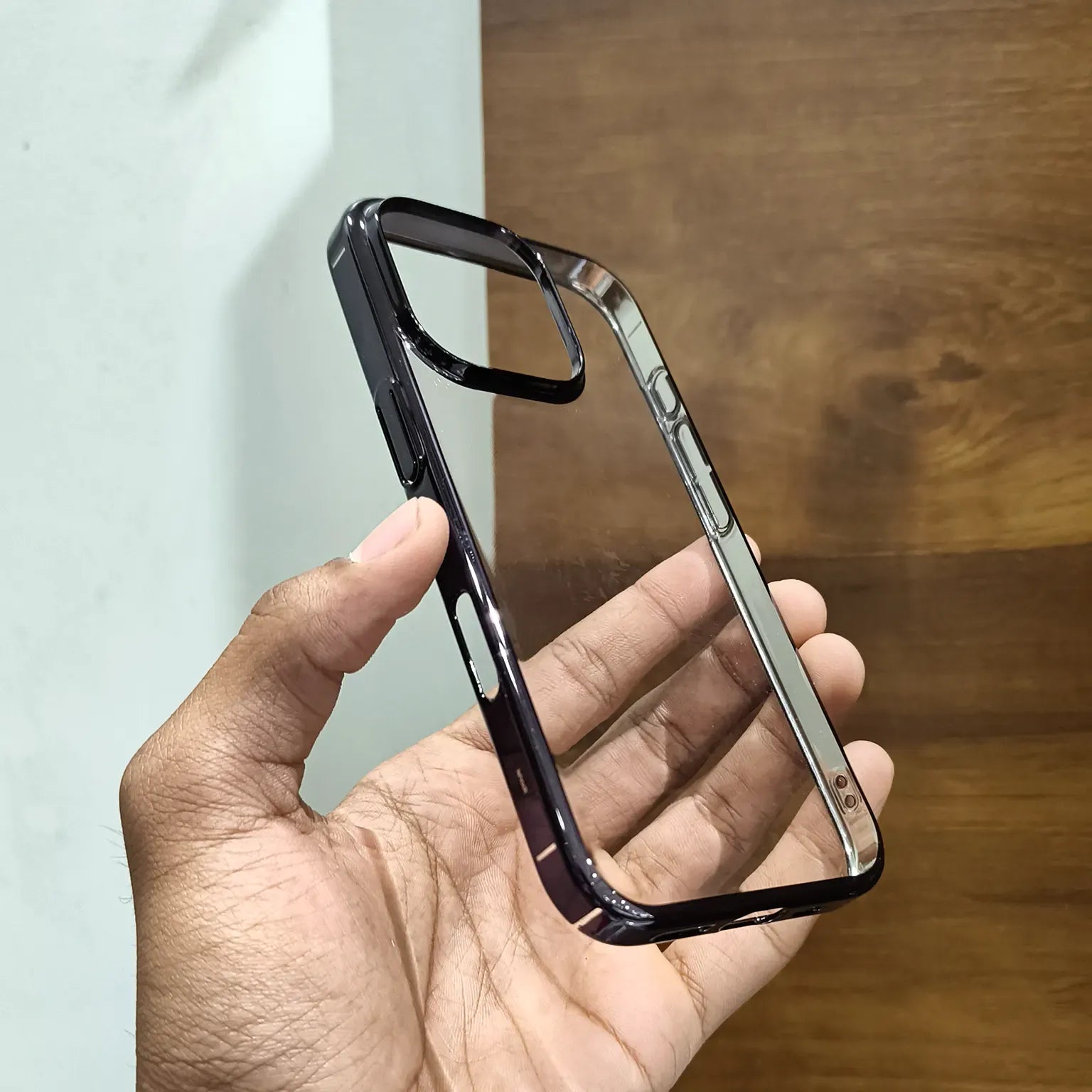 Cases & Covers iShock Ultra Thin Clear Shiny Frame Case for iPhone 16 Pro Max