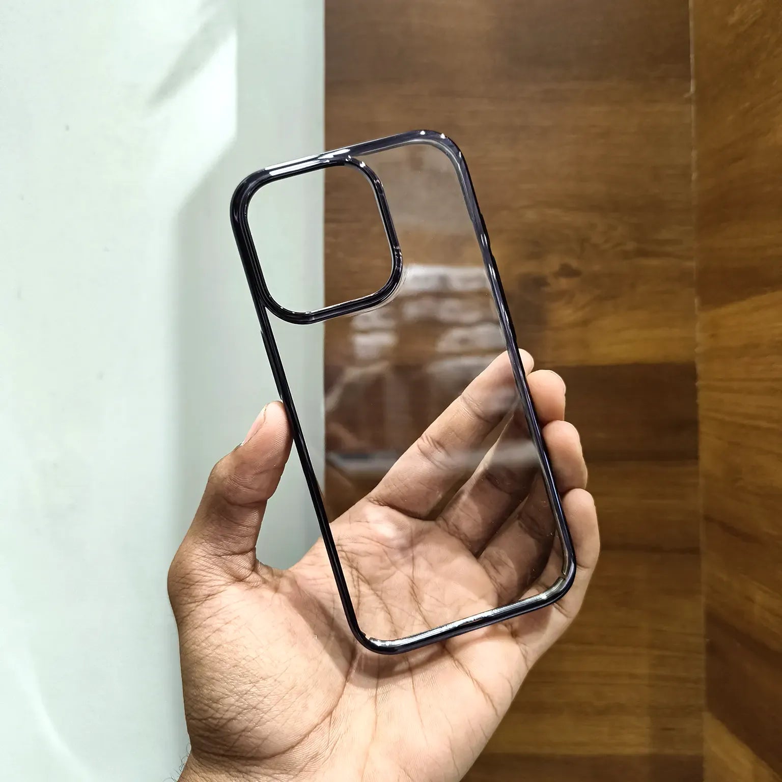 Cases & Covers iShock Ultra Thin Clear Shiny Frame Case for iPhone 16 Pro Max