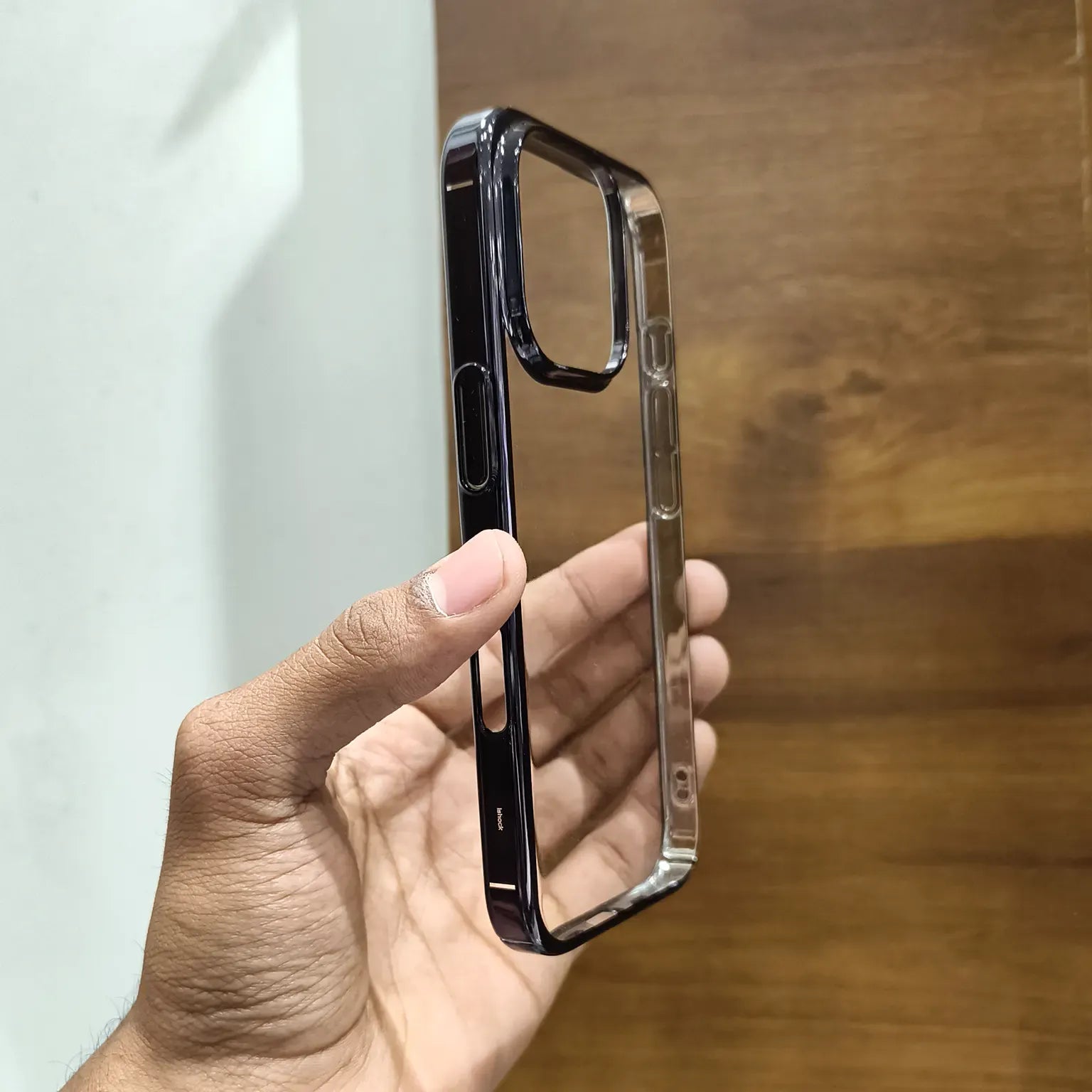 Cases & Covers iShock Ultra Thin Clear Shiny Frame Case for iPhone 16 Pro Max