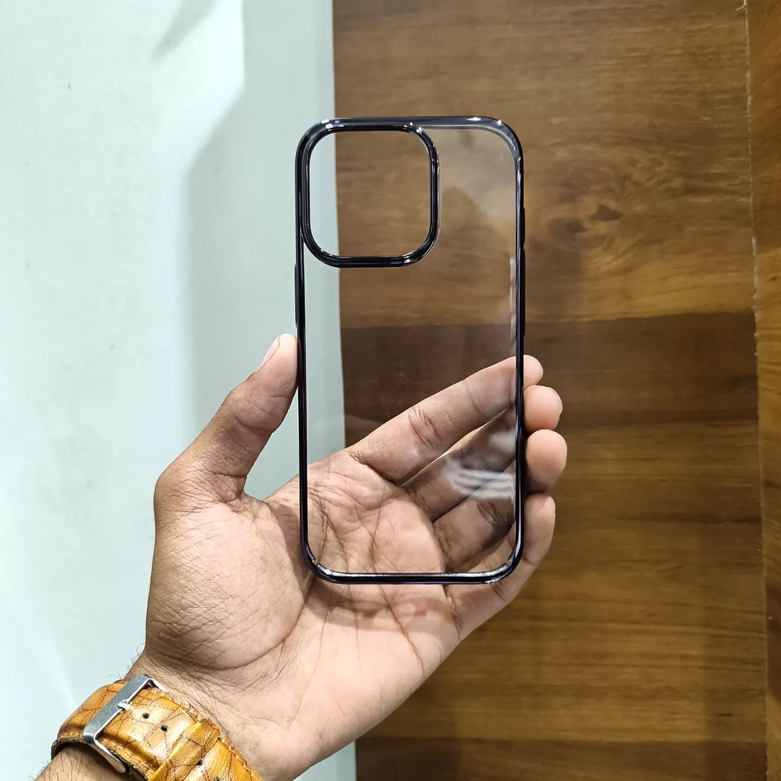 Cases & Covers iShock Ultra Thin Clear Shiny Frame Case for iPhone 16 Pro Max