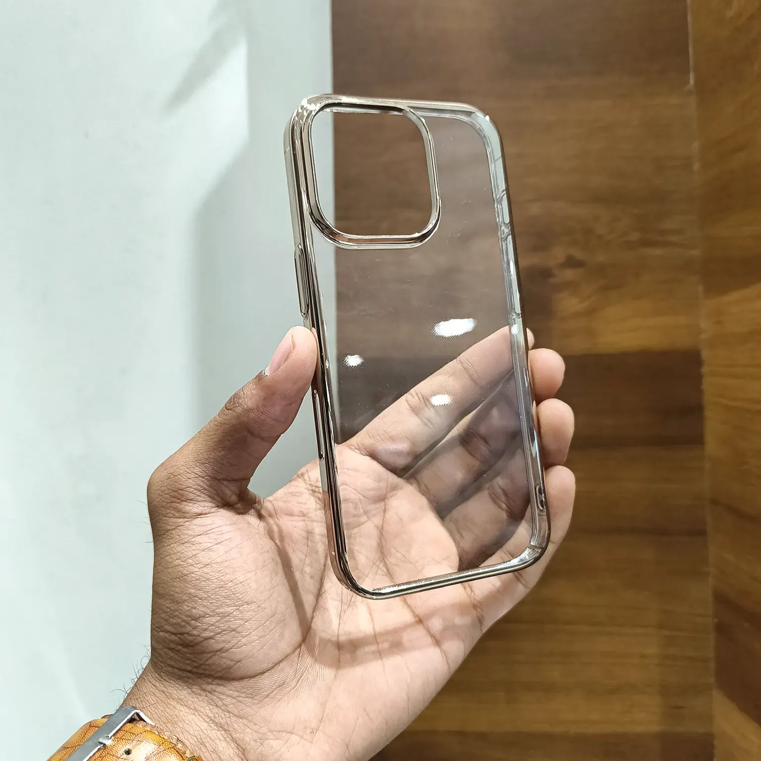 Cases & Covers iShock Ultra Thin Clear Shiny Frame Case for iPhone 16 Pro Max