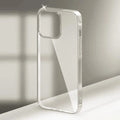 Cases & Covers for iPhone 15 Pro Max / Titanium Grey Ultra Thin Transparent Metallic Look Bumper Case for Apple iPhone