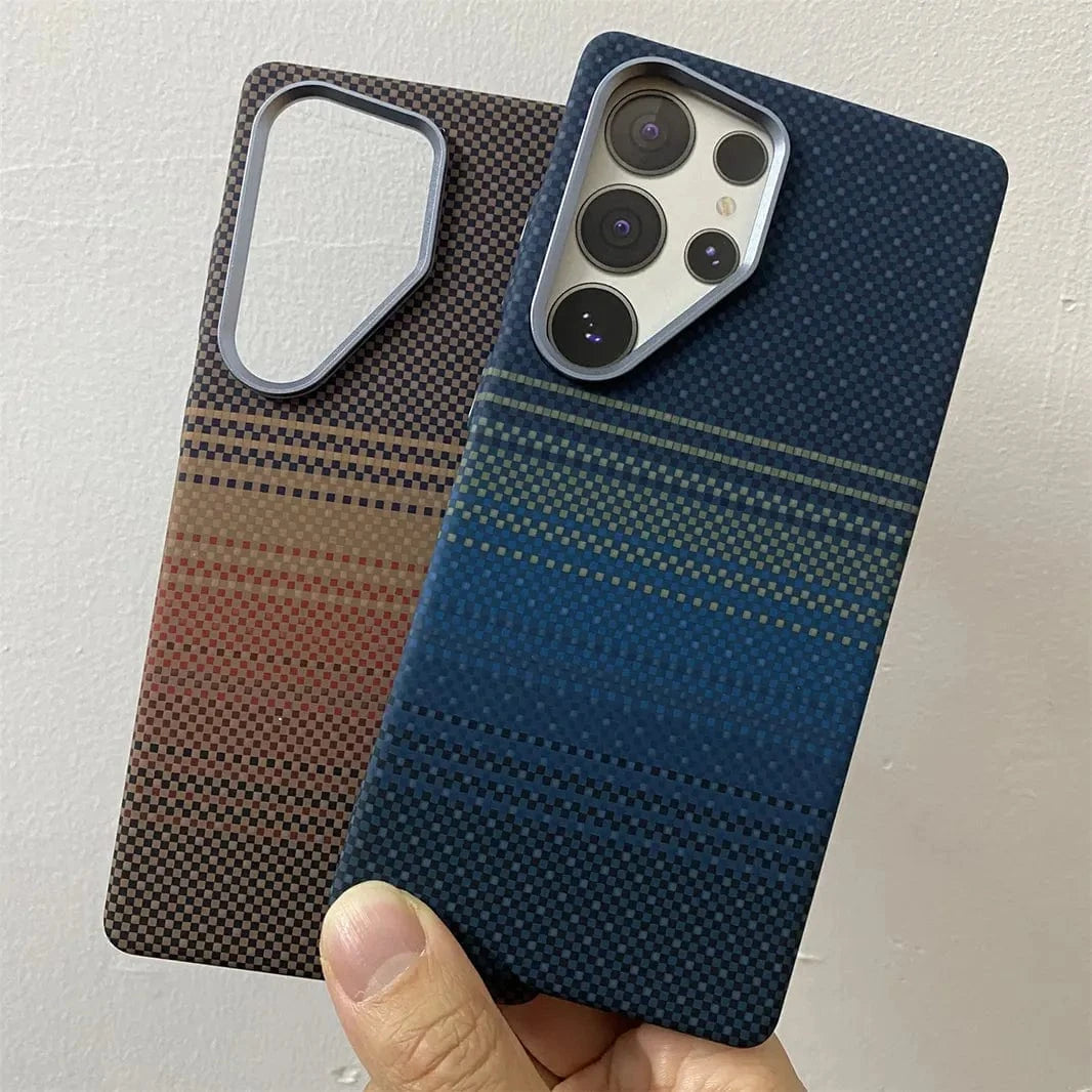 Kevlar Aramid Fiber Magnetic Magsafe Slim Case for Samsung S25 Ultra Cases & Covers