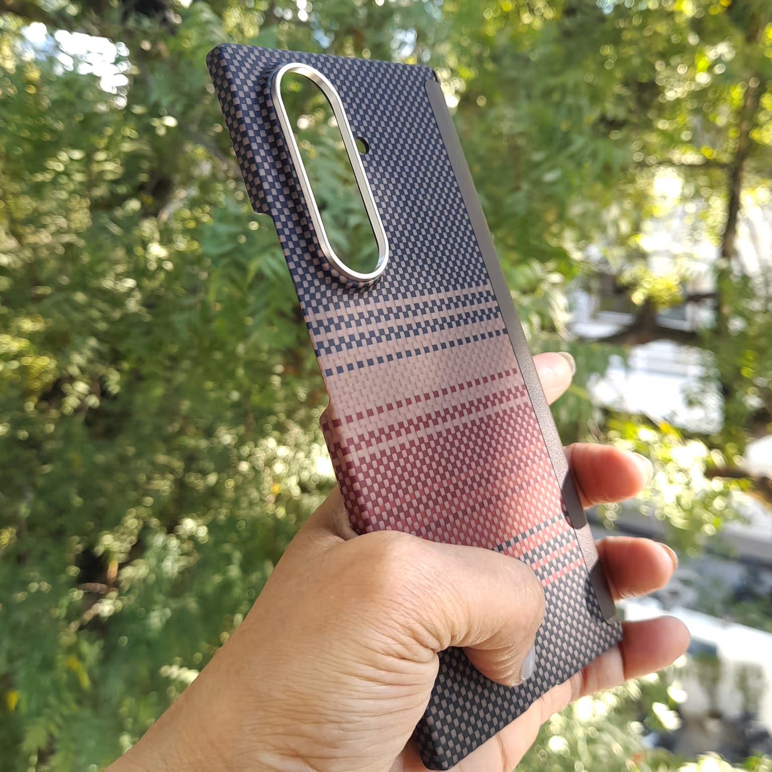 Real Aramid Kevlar Fiber Magsafe Case with Hinge Protection for Samsung Z Fold7