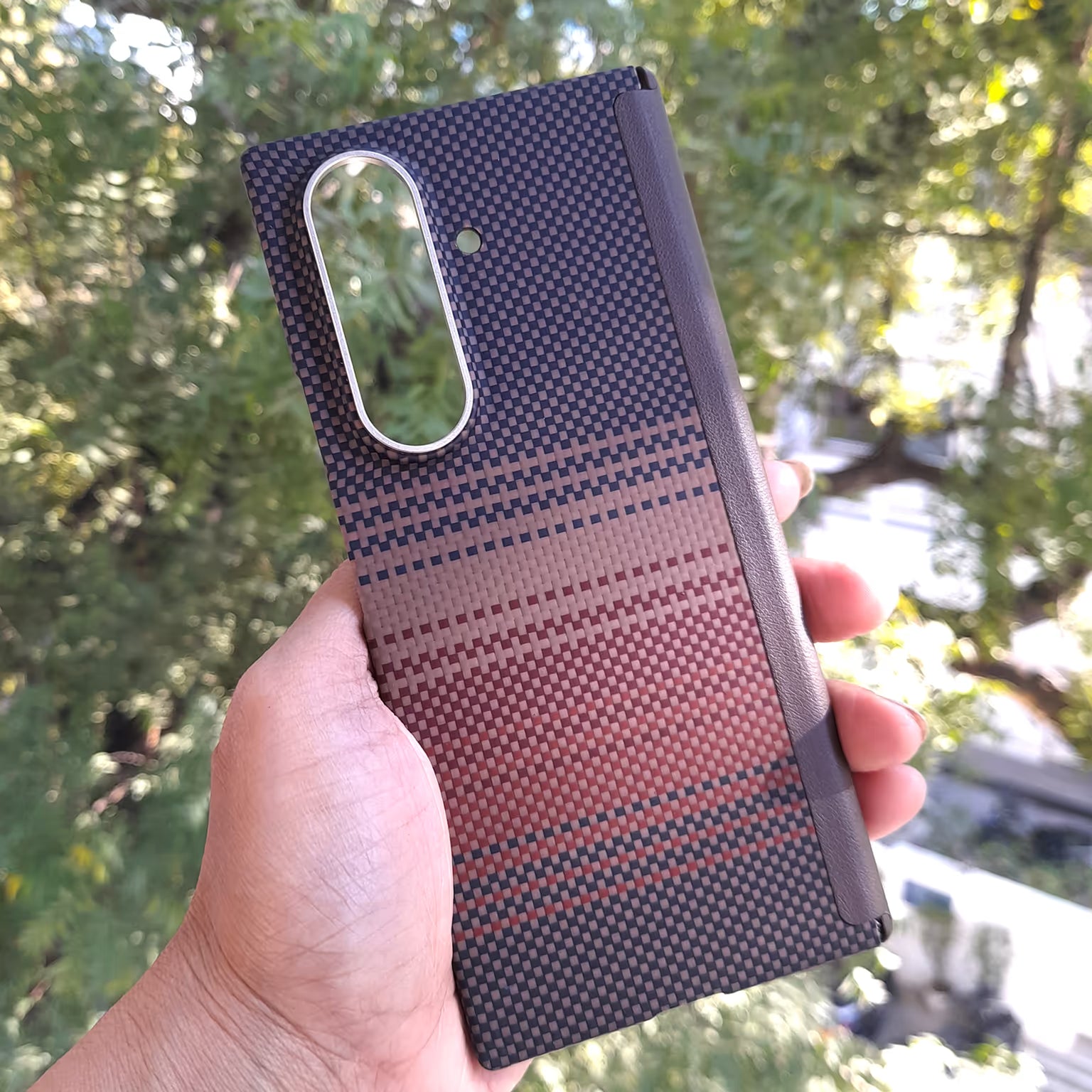 Real Aramid Kevlar Fiber Magsafe Case with Hinge Protection for Samsung Z Fold7