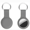 Apple Soft Silicone AirTag Keychain Grey - Ktusu