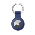 Apple Soft Silicone AirTag Keychain Midnight Blue - Ktusu