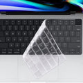 Soft Silicone Skin Protector Soft Touch Keyguard for MacBook Keyboard Air M1 13-inch (13.3) / Clear - Ktusu