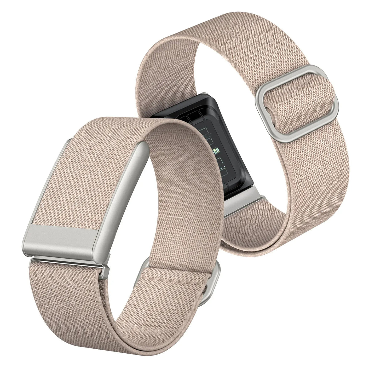 Elastic Nylon Soft Solo Loop Adjustable Replacement Strap for Whoop 5.0 PEAK Khaki