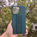 Cases & Covers for iPhone 14 Plus / Midnight Green Kickstand Magnetic Stand Vertical Horizontal Hard Case for iPhone