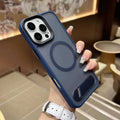 Cases & Covers for iPhone 16 Pro Max / Blue / With Magsafe KickStand MagSafe Hard Phone Back Case for Apple iPhone