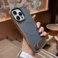 Cases & Covers for iPhone 16 Pro Max / Desert Titanium / With Magsafe KickStand MagSafe Hard Phone Back Case for Apple iPhone