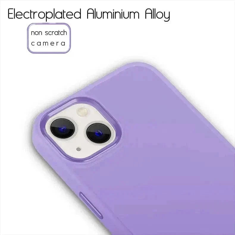 3 In 1 Metal Camera Frame Matte TPU Case for iPhone 13 Pro - Ktusu