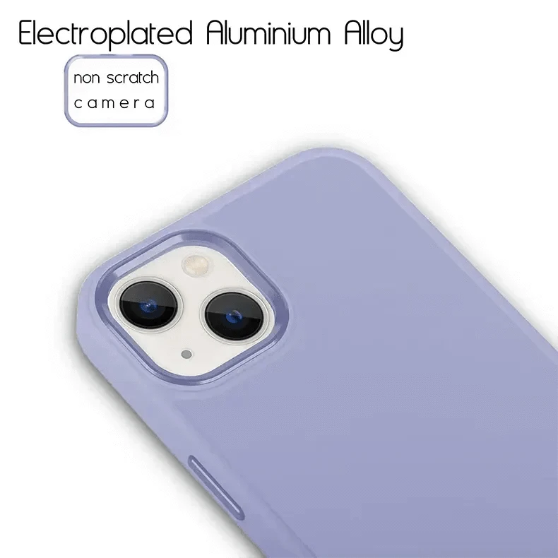 3 In 1 Metal Camera Frame Matte TPU Case for iPhone 13 Pro - Ktusu