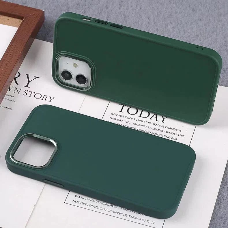 3 In 1 Metal Camera Frame Matte TPU Case for iPhone 13 Pro Max - Ktusu