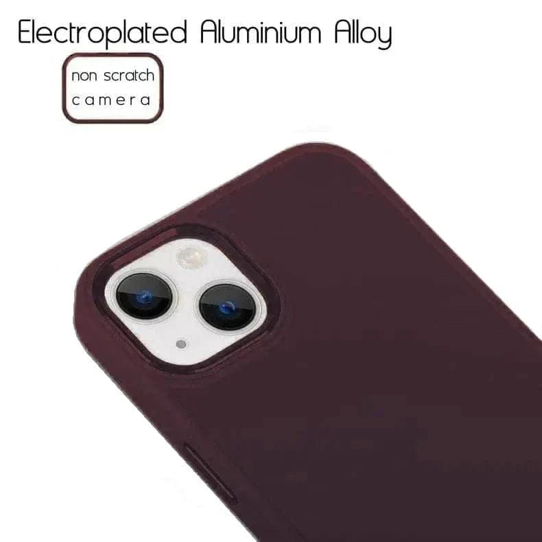 3 In 1 Metal Camera Frame Matte TPU Case for iPhone 13 Pro Max - Ktusu
