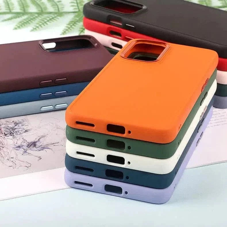 3 in 1 Metal Camera Frame Matte TPU Case for Samsung S23 Plus - Ktusu