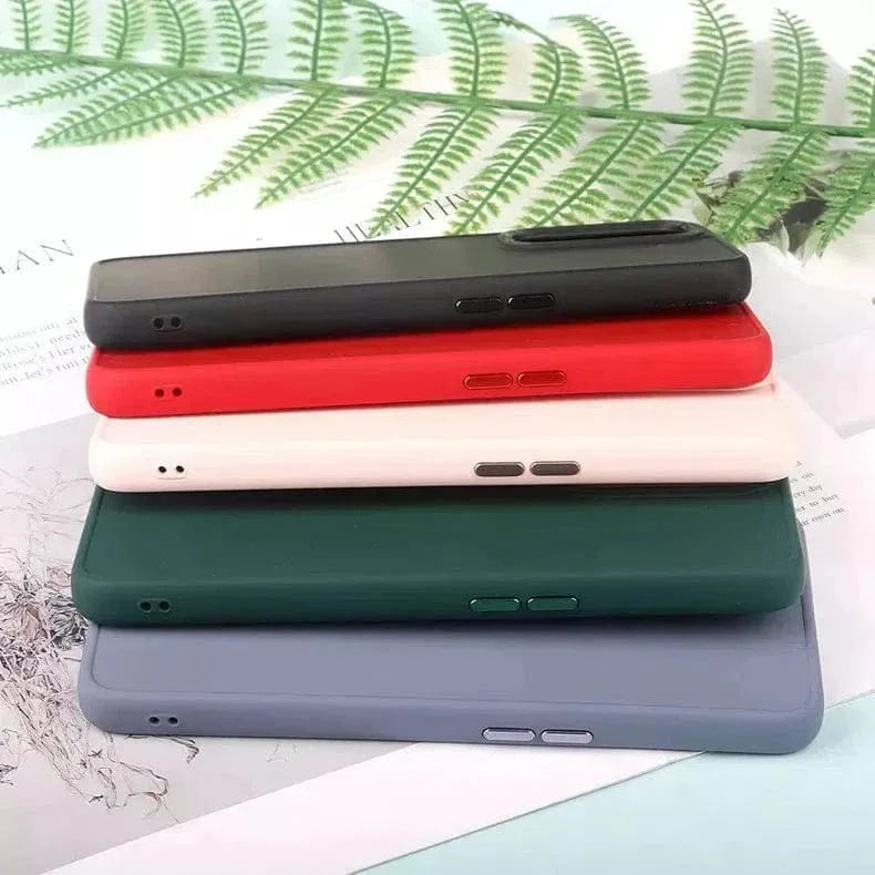 3 in 1 Metal Camera Frame Matte TPU Case for Samsung S23 Plus - Ktusu