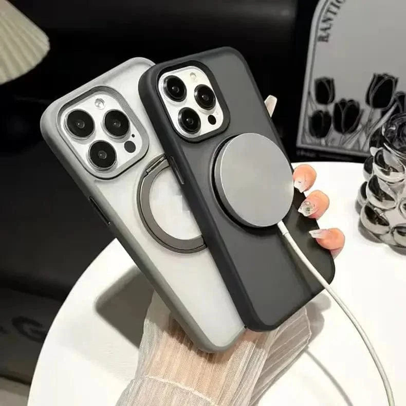 360 Degree Rotatable Magnetic Kickstand Shockproof Hard Case for iPhone 14 - Ktusu
