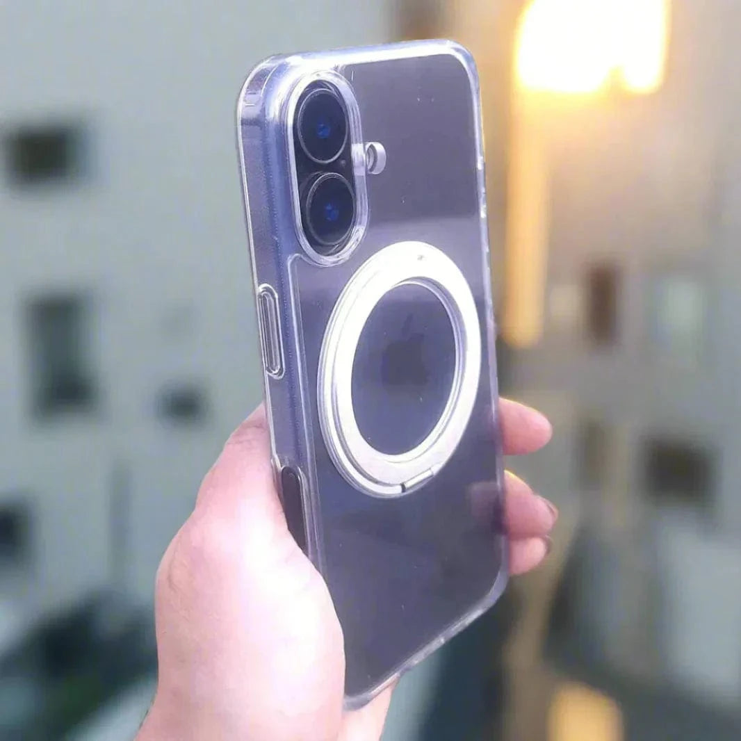 360 Degree Rotatable Magnetic Kickstand Shockproof Hard Case for iPhone 14 - Ktusu